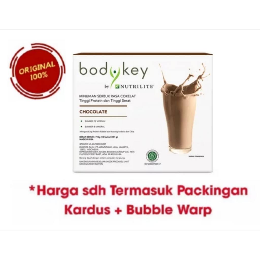 AMWAY Bodykey / Body Key Chocolate ASLI 100% Nutrilite(033)