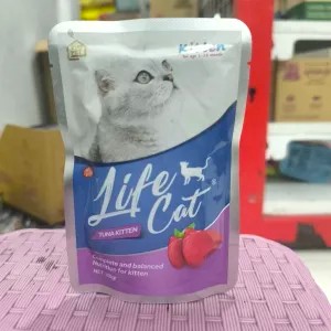 life cat kitten tuna sachet