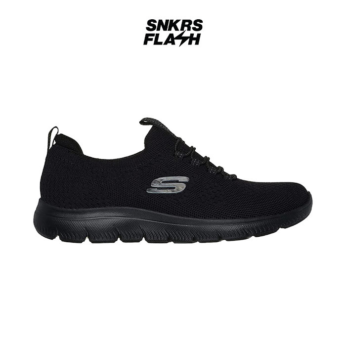 SKECHERS Sport Summits Black Sepatu Casual Wanita - 150116BBK