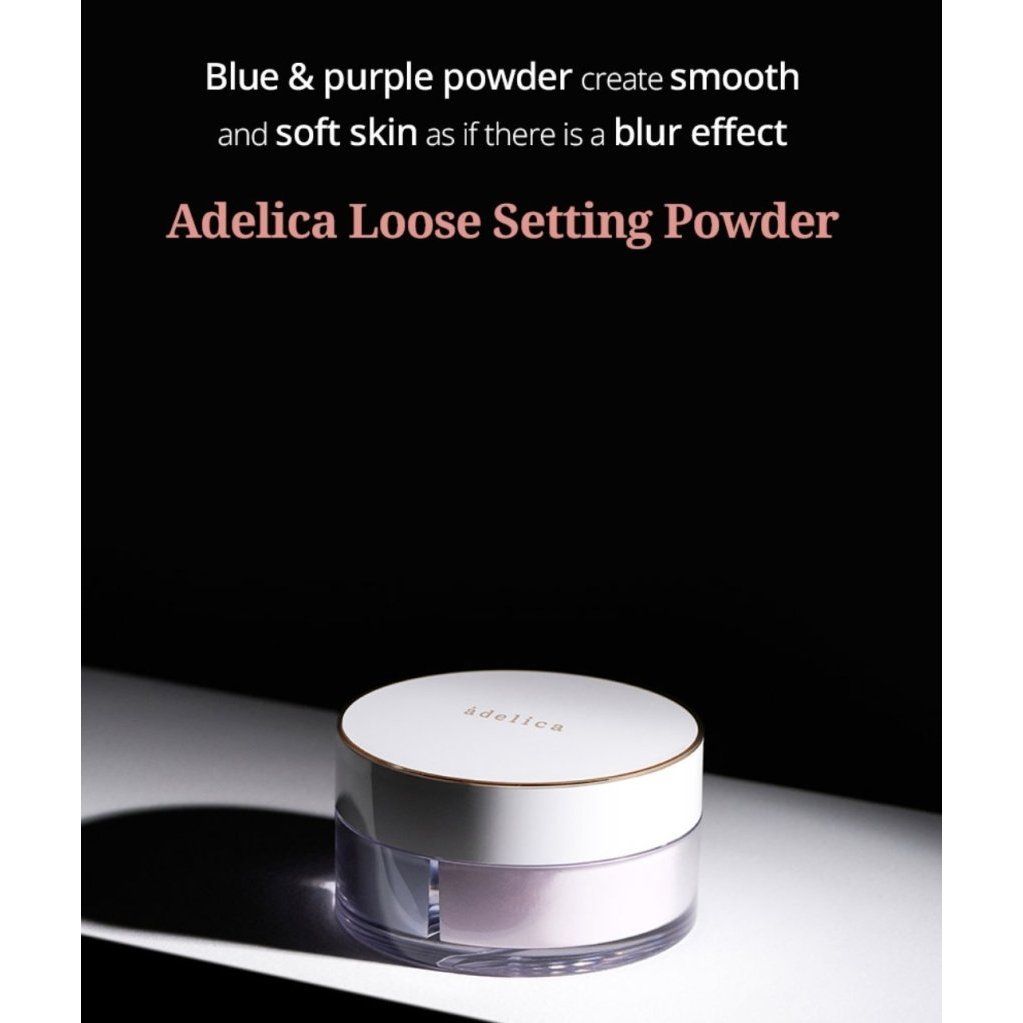 Atomy Adelica Loose Setting Powder Bedak Tabur 2 Warna Pink Purple