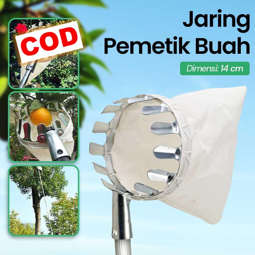 Alat Pemetik Buah Jaring Petik Panen Jaring Buah Pemanen Kebun Praktis Pengambil Mangga Jambu Belimb