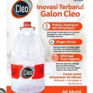 Air Mineral Cleo Galon 13 Liter