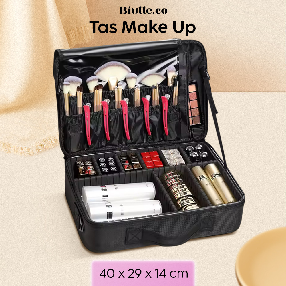 Biutte.co Tas Kosmetik Make Up Travel Organizer Bag Wanita - F150