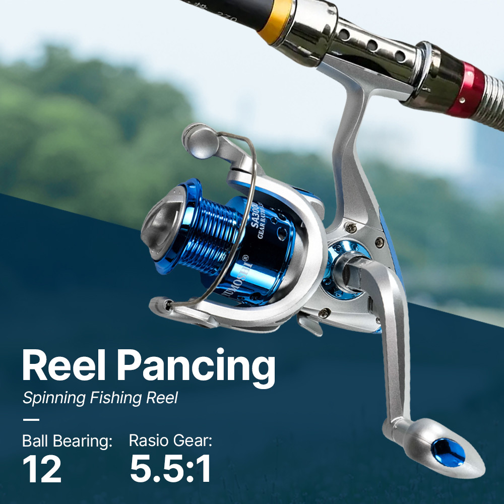 YUMOSHI Series Reel Pancing Spinning Fishing Reel 5.5:1 3000 - SA3000 -