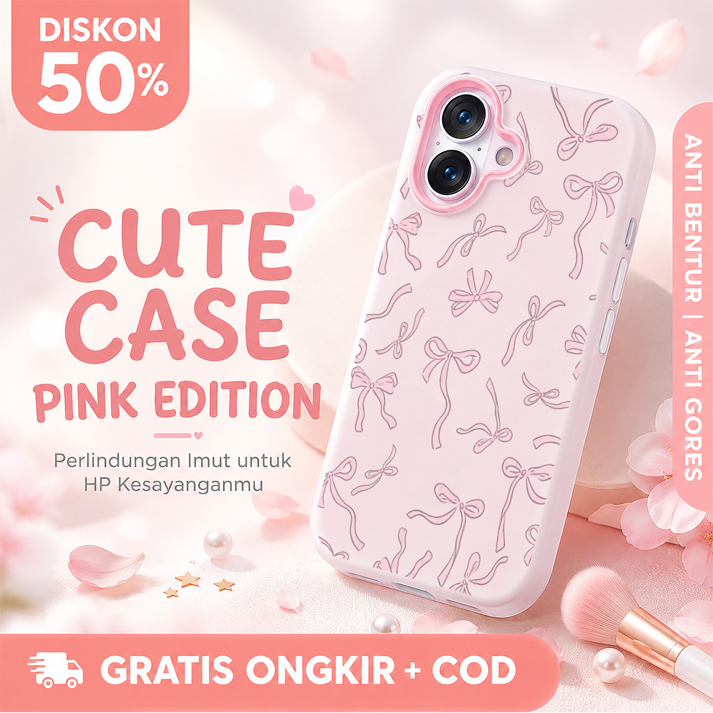 Aesthetic Pita Sketsa Tipis Simpel Case Iphone 17 Pro Max 16 Pro Max 16 Plus 12 Pro 13 11 15 14 Case