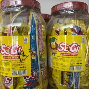 Sogi umbrella snack/coklat payung