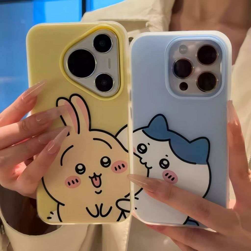 Shockproof Lucu 2-In-1 Kartun Case Untuk Iphone 16 Pro Max 17 Pro Max 15 Pro 13 14 12 Pro 16 Plus 11