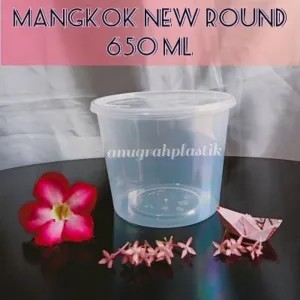 Thinwall mangkok 650 ml New round 650ml