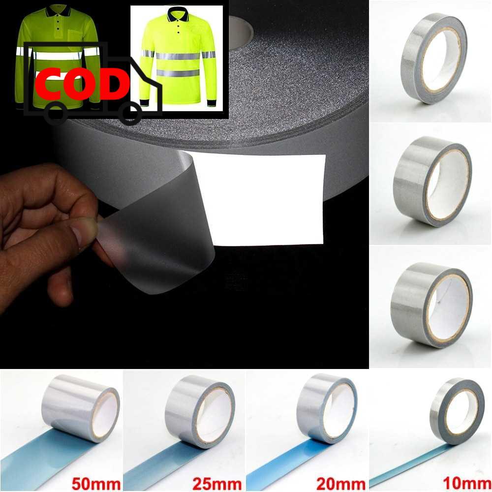 Sticker Reflector Pemantul Cahaya Stiker Reflektif Baju Jaket Celana Safety Keamanan Malam