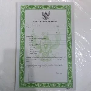 Form Surat Lamaran