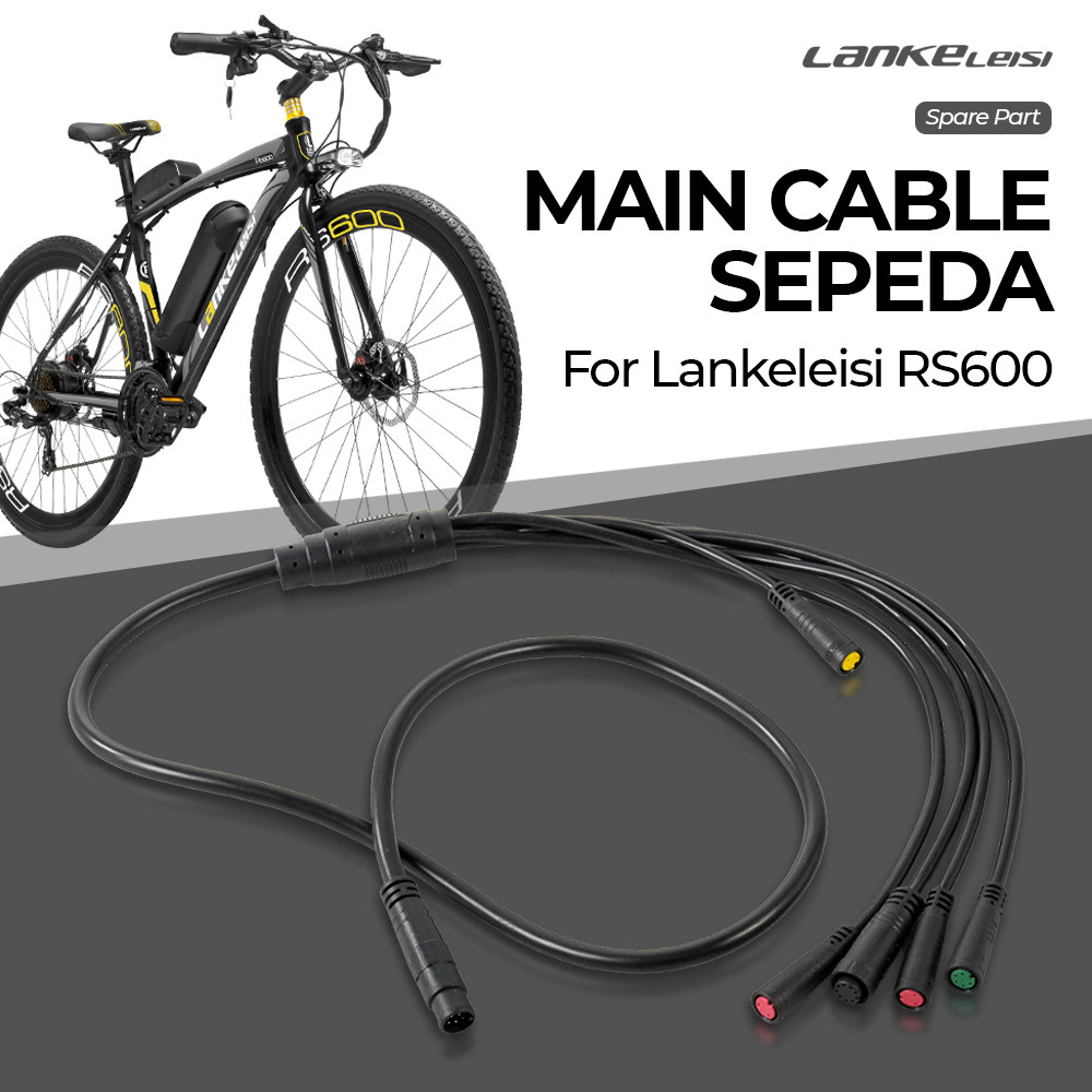 Kabel Utama Komponen Kelistrikan Sepeda Lipat Listrik Pengganti Jalur Socket Main Cable Panjang 94cm