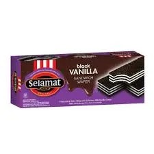 SELAMAT WAFER BLACK VANILLA 145 GR