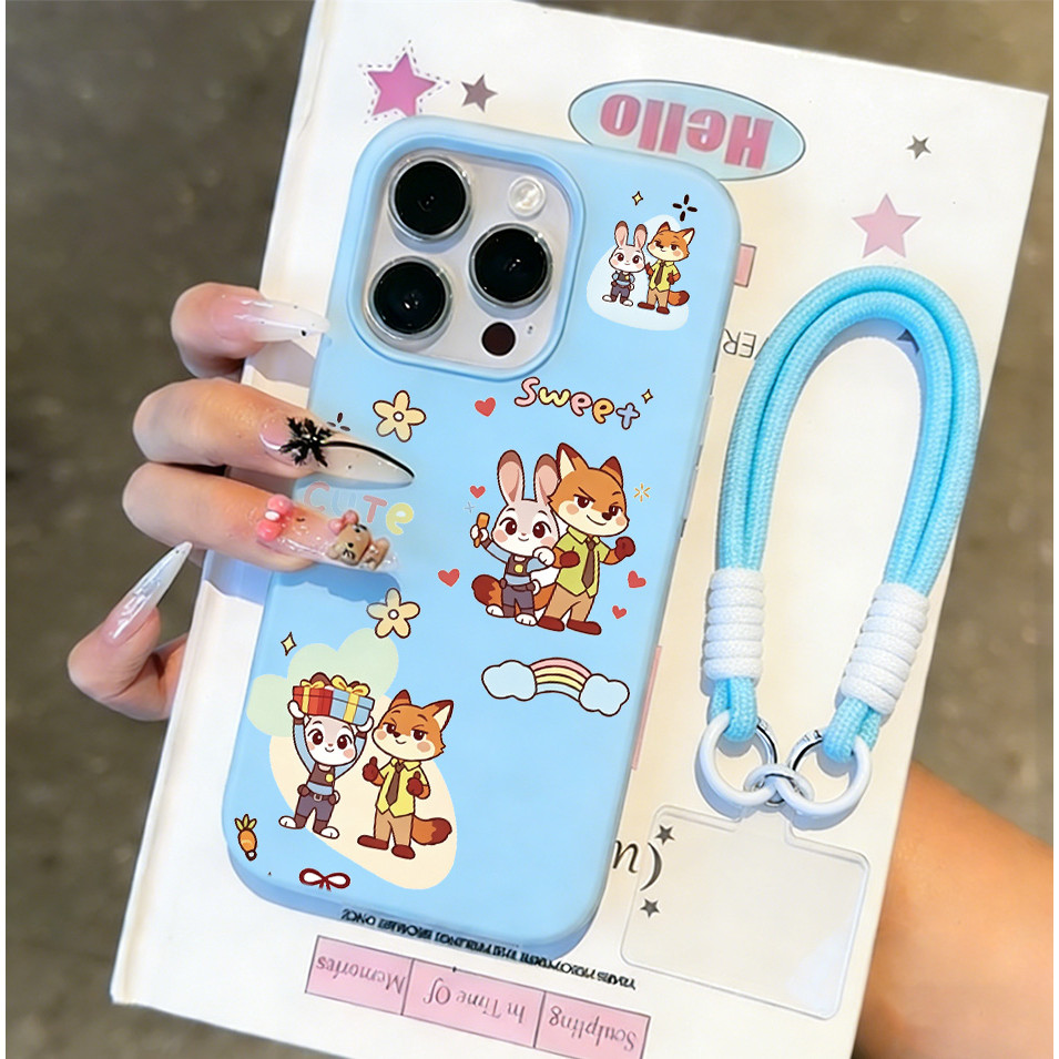 Pelangi Zootopia Kartun Case Hp Oppo Reno 15F A6X A6 Pro 14F A3X A31 A8 A5I Case