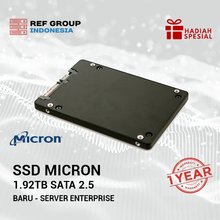 SSD Server Enterprise Micron 1.92TB SATA 2.5" BARU BERGARANSI