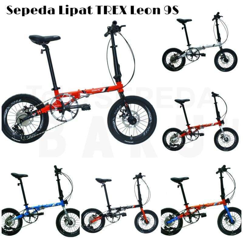 TB - Sepeda Lipat TREX LEON 9 Speed