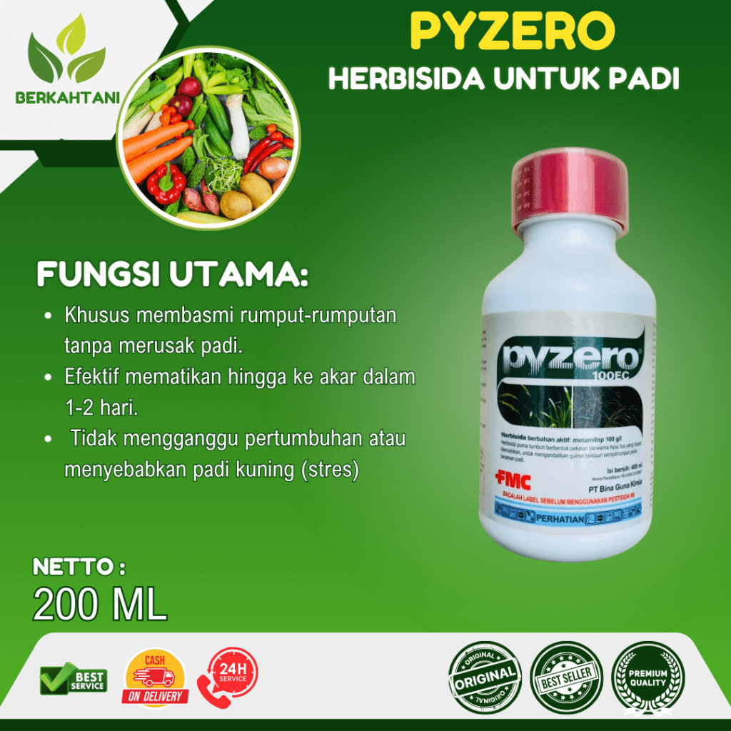 Pyzero 200 ml Herbisida Selektif Tanaman Padi