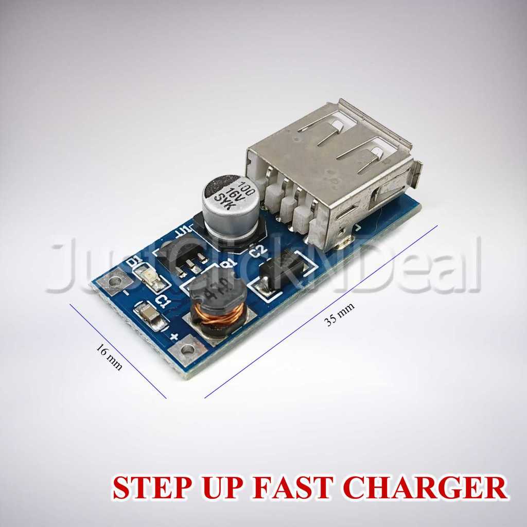 Step Up Dc 2-5V Fast Charger