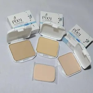 Bedak Pixy refil natural beige, natural white, tropical beige