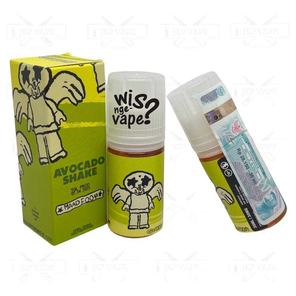Maad Foom Avocado Shake 30Ml - Salt Nic Liquid Vape Maadtwins