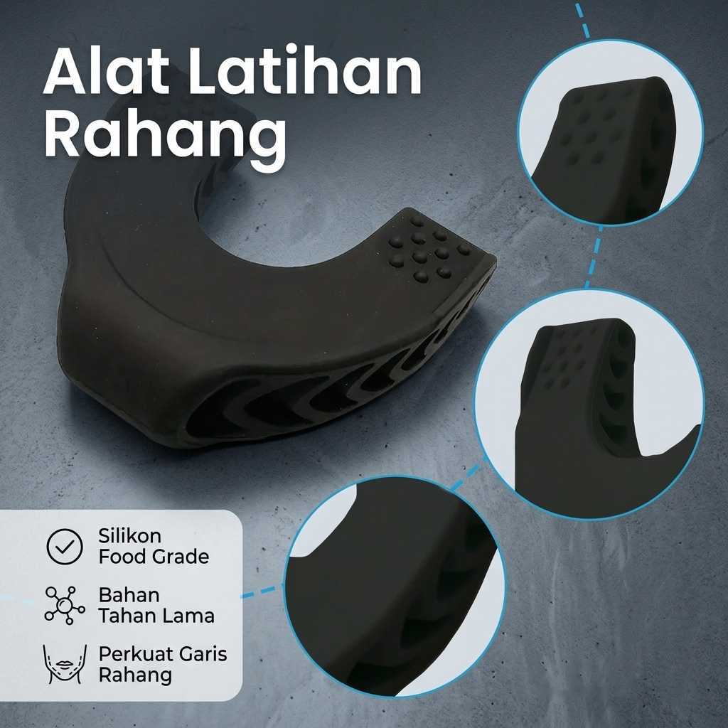Alat Latihan Rahang Silicone Jaw Trainer Mastic Ball LV-6 Universal Murah High Quality
