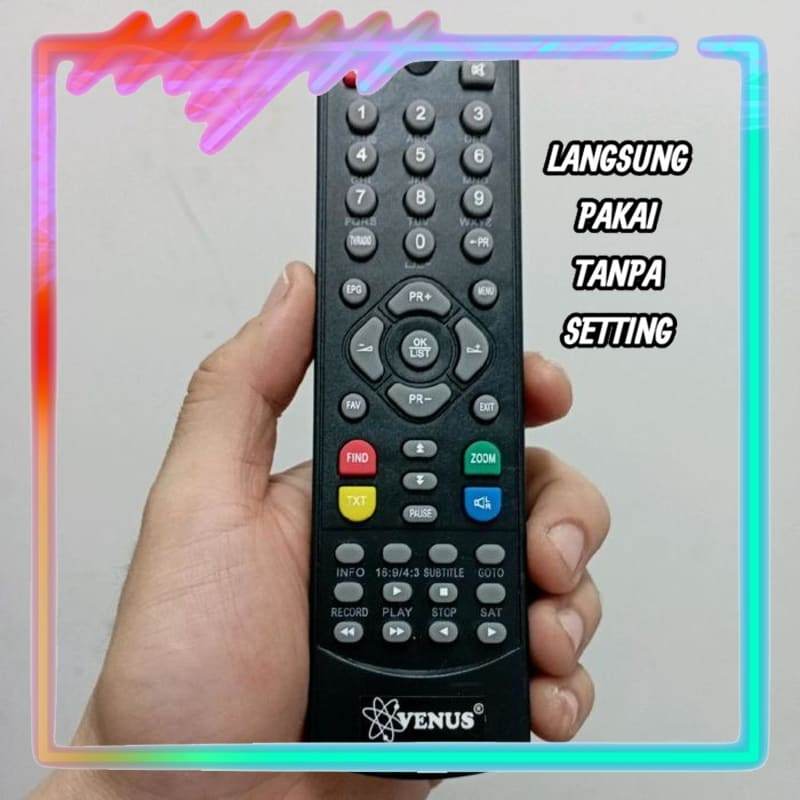 Remot Remote Receiver Parabola Pengganti Tanpa Setting Venus Tucxon Venus Yaris Venus Jupiter Venus 
