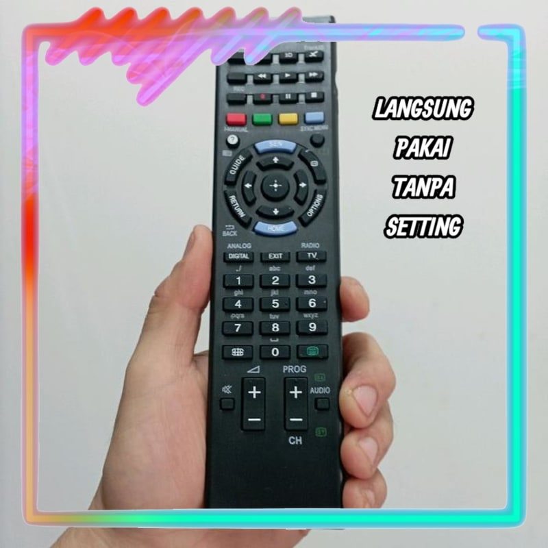Remot Remote Smart TV Universal Tanpa Setting SONY BRAVIA RM-GD023 GD026 GD027 GD032 GD033 (LANGSUNG