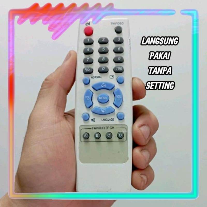 Remot Remote TV Universal Tanpa Setting Sharp Alexander Piccolo IIotti GA797SB (LANGSUNG PAKAI)