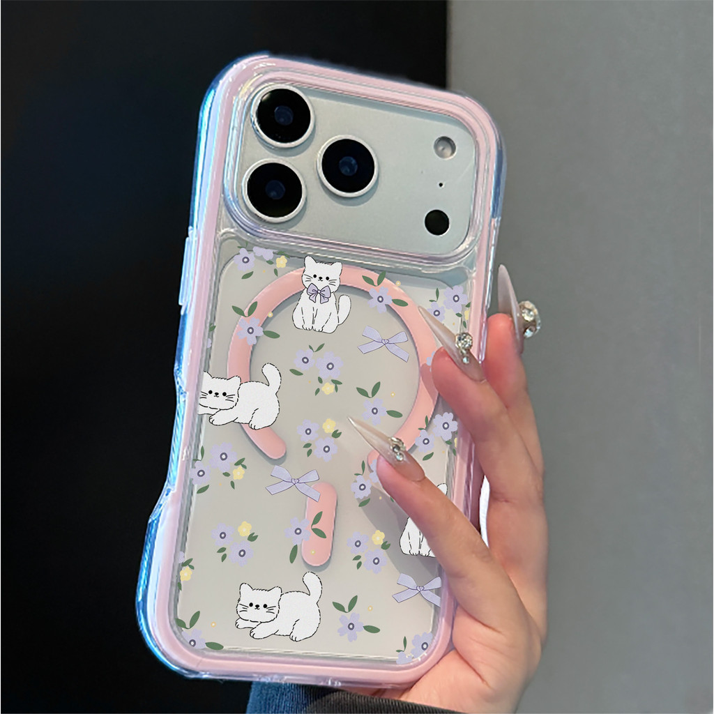Imut Kucing Putih 2 In 1 Case Realme Note 80 70 C85 Pro C75X 60X Case