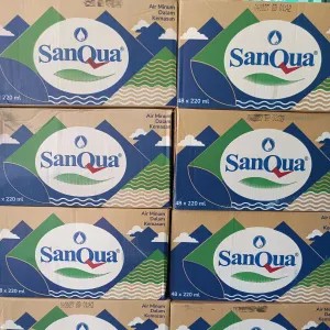Sanqua Gelas 220 ml (Karton)