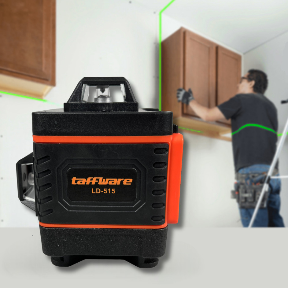 Taffware Laser Level Self Leveling 16 Line 4D IP54 with Remote - LD-515 |  Alat Ukur Presisi Tinggi 