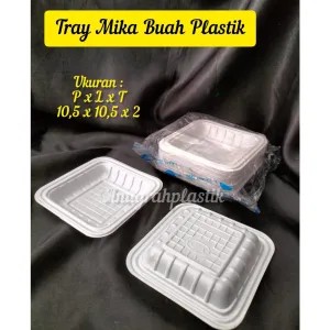 Tray plastik buah uk S