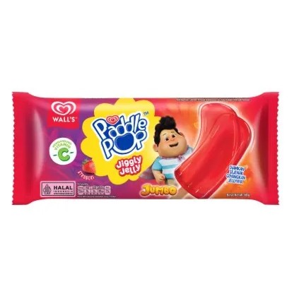 WALLS PADDLE POP JIGGLY STROBERI 60 ML