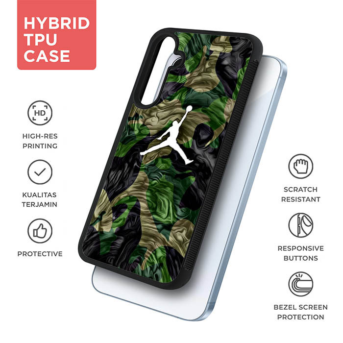 Jordan Army AB0519 Casing HP Custom Hardcase Softcase Samsung Galaxy A22 A23 A24 A30 A31 A32 A33 A50