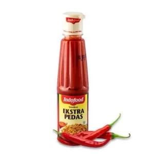 saos Indofood "extra pedas/pedas"