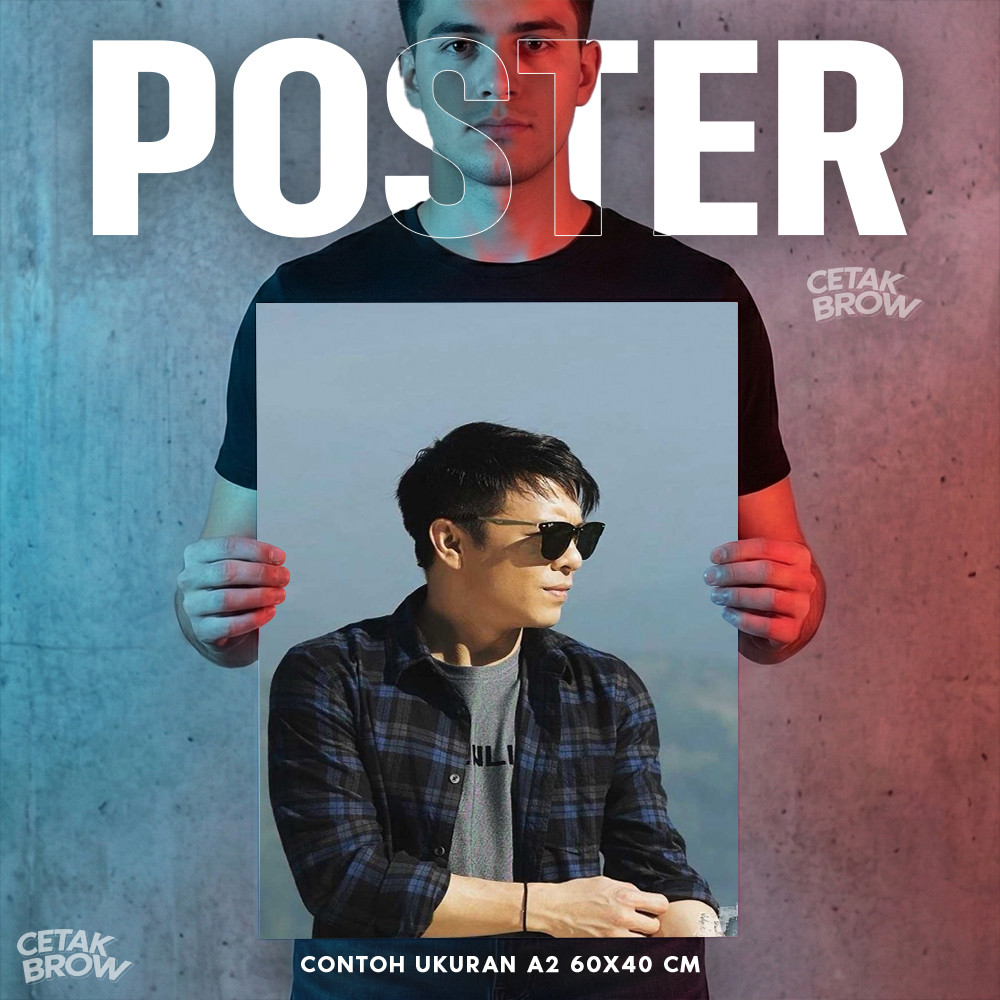 Poster Noah Band Ariel Iconic Pose Hiasan Dinding Kamar Mewah Dekorasi Dinding Seni Tebal Art