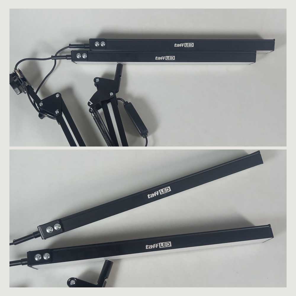 TaffLED Lampu Meja Baca LED Double Head 3 Color Mode SMD - ZN14