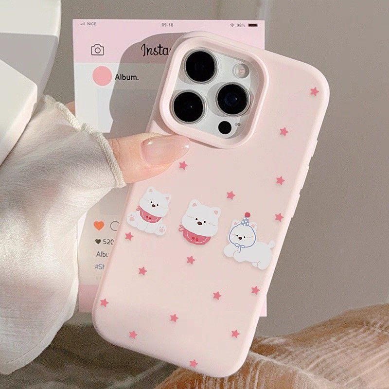 [Case Infinity] Anjing Bintang Casing Hp Redmi 15 15C 13C A5 Note 14 4G 5G 13X 13 Lucu Silicone Terb