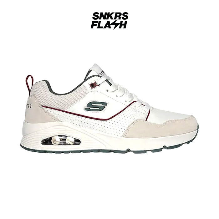 SKECHERS Street Uno White Sepatu Casual Pria - 183020WGR
