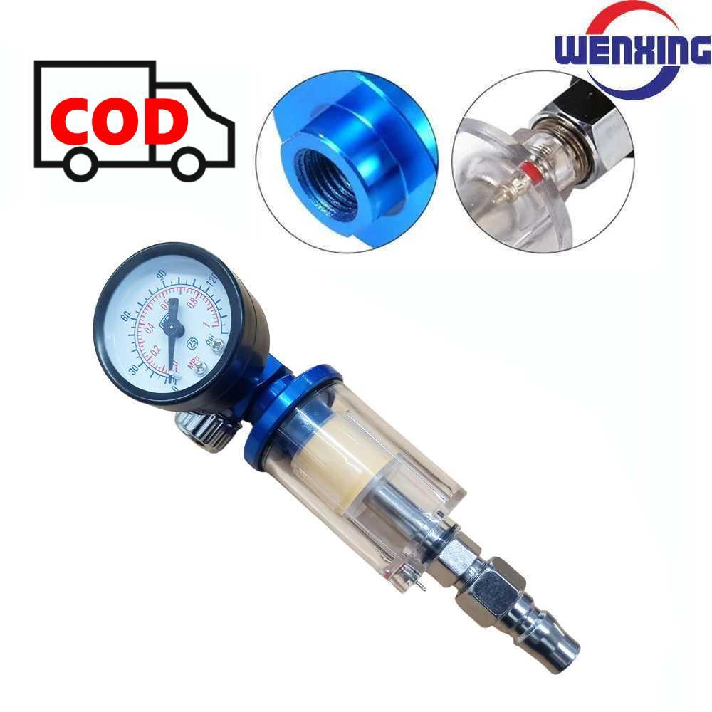 Pengatur Tekanan Spraygun Regulator Cat Semprot Spray Gun Mobil Motor Airbrush