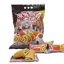 PUSAN SWISS ROLL COKELAT 20S BAG 360 GR