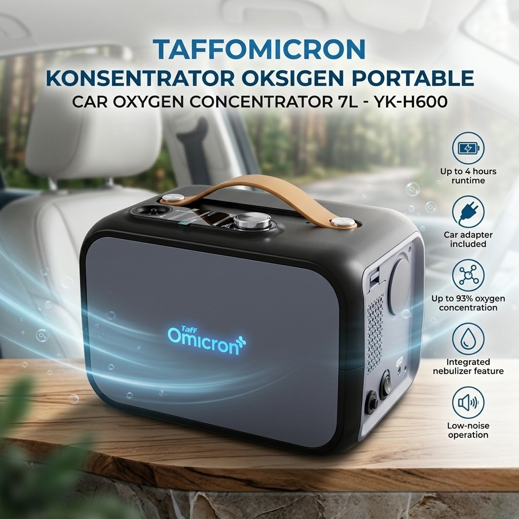 Konsentrator Oksigen Portable Car Oxygen Concentrator 7L YK-H600 Universal Murah High Quality