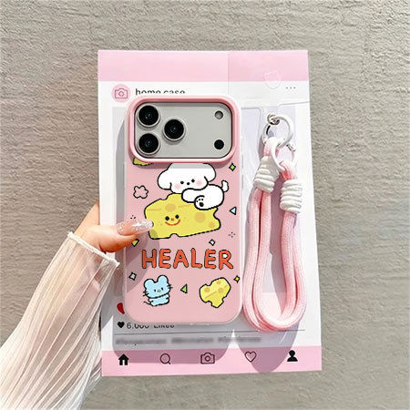 Set Tali Lucu Awan Kuning Casing Redmi A7 Pro 15C 15 Note 14 14C 13X 13 13C Casing