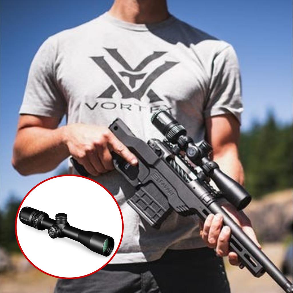 Vortex Crossfire II Scout Rifle Tactical Scope Hunt Crosshair 2-7x32 - CF2-31002