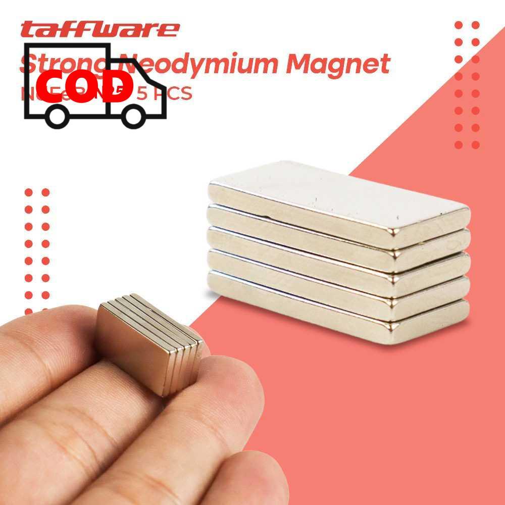 Magnet Neodymium Kuat Kecil Mini 5PCS Persegi Panjang Tempel DIY Nail Art