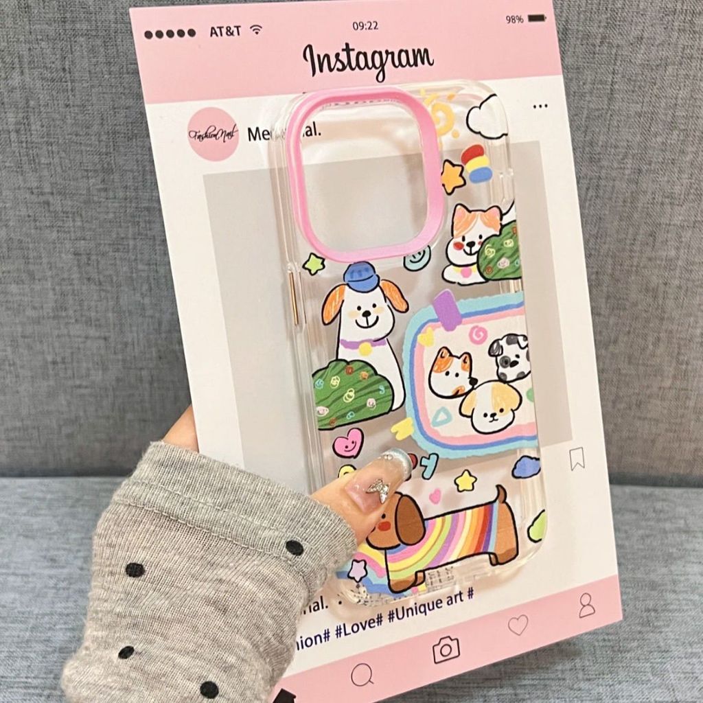 Pelangi Terbaru Anjing Case Oppo A6S A6X A6 A6S A6T Reno 15F Reno 15 5G 15 Pro Max A5I A38 Reno 14F 