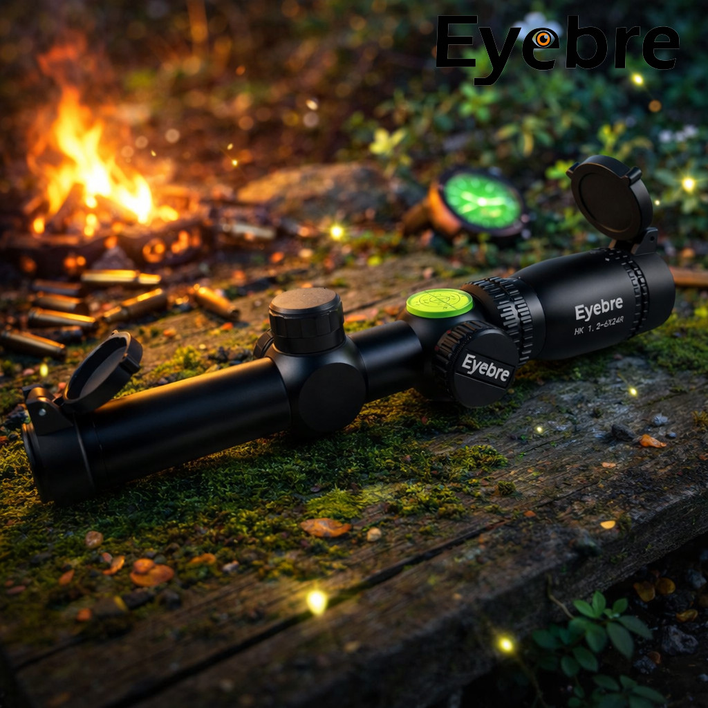 Eyebre Teropong Outdoor Rifle Scope Hunting IR SFP 1.2-6x24mm - HK1.2-6X24IR - HQOO