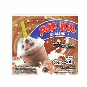 pop ice coklat sachet