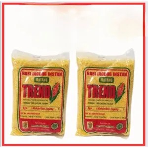 beras jagung ampok/beras ampok/nasi ampok
