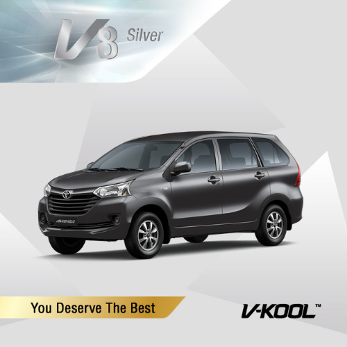 Kaca Film V-KOOL V8 Black Series TOYOTA AVANZA Depan VRX60