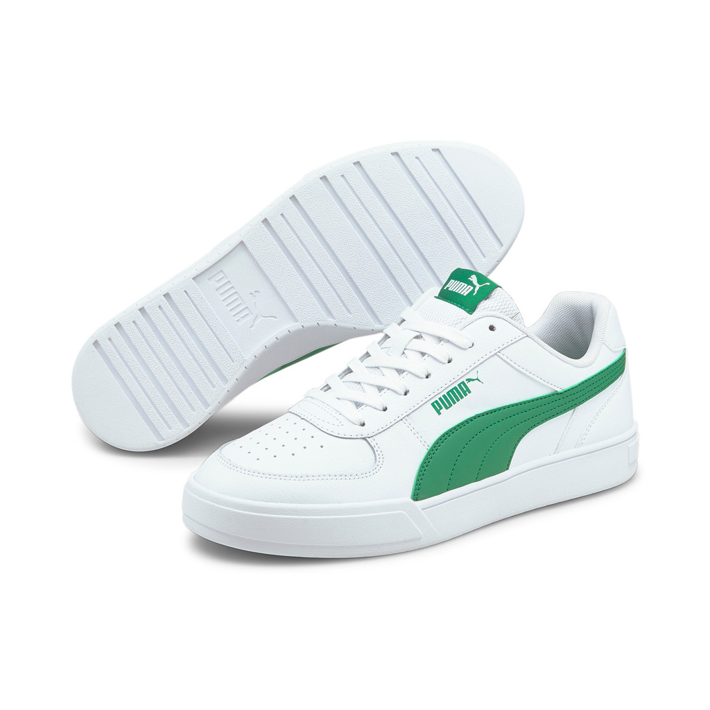 Sepatu Casual Pria Puma Caven Puma White-Amazon Green 380810 10